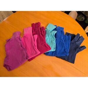 Multicolored Women's Turtleneck Shirts - Size Small 100% Cotton